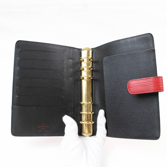 Louis Vuitton Agenda MM Red Epi Diary Cover 10853 - Picture 3 of 8